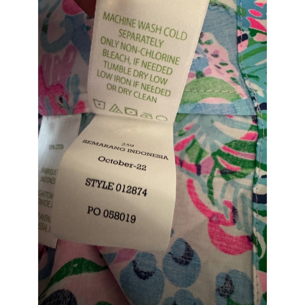 Lilly Pulitzer Tassie Elbow Sleeve Midi Dress Mandevilla Baby Paradise Petals 10 - Picture 12 of 12